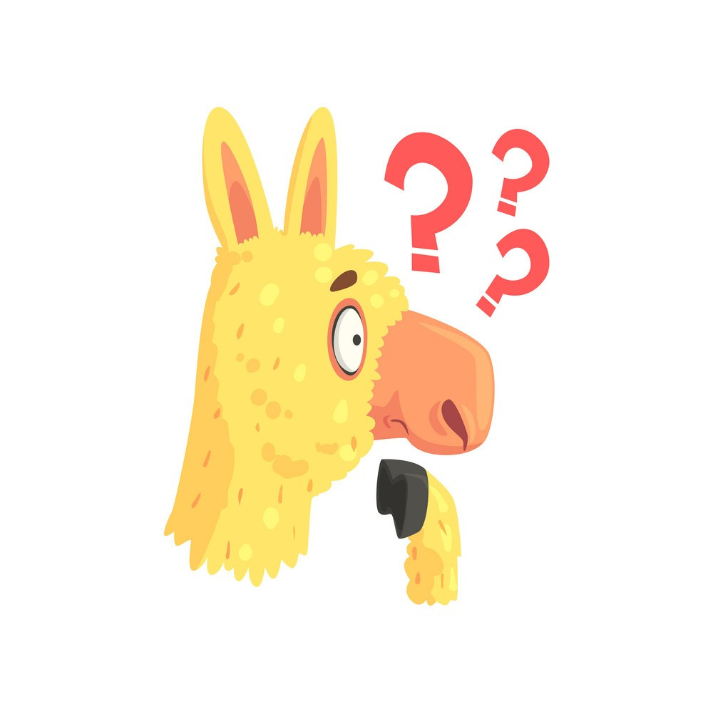 funny-puzzled-lama-character-cute-alpaca-animal-vector-17844839